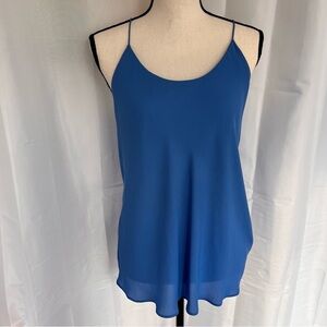 Women's Staccato Racer-Back Sleeveless Cami Tank, Blue, M​​​​